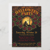 ビューティフルハインティングエリーハローウィンパーティ 招待状 (正面)