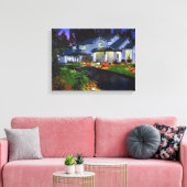 ビューティフルハウスキャ絵画ンバス キャンバスプリント (インサイチュ (リビング))