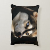 ビューティフルハスキー装飾用クッション アクセントクッション (裏面(縦))