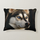 ビューティフルハスキー装飾用クッション アクセントクッション (裏面)