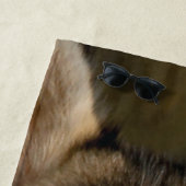 ビューティフルハスキー装飾用クッション ビーチタオル (インサイチュ)