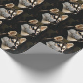 ビューティフルハスキー装飾用クッション ラッピングペーパー (角)