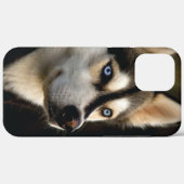 ビューティフルハスキー装飾用クッション Case-Mate iPhoneケース (裏面 (横))