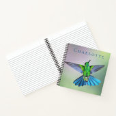 ビューティフルハミングバードフォトカスタム ノートブック (内部)