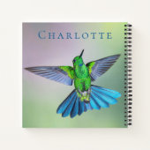 ビューティフルハミングバードフォトカスタム ノートブック (裏面)