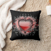 ビューティフルハートホームデコール装飾用クッション クッション (ブランケット)