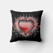 ビューティフルハートホームデコール装飾用クッション クッション (裏面)