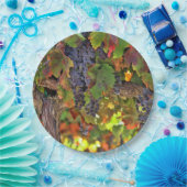 ビューティフルハーベストワインヴィネヤードピクニック紙プレート ペーパープレート (パーティー)