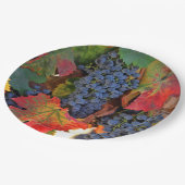 ビューティフルハーベストワインヴィネヤード紙プレート ペーパープレート (アングル)