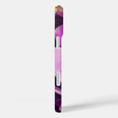 ビューティフルバイオレットホワイトフローラオーキッドフォトカスタム Case-Mate iPhoneケース (裏面 / 右)