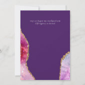 ビューティフルバジェットピンクティール（緑がかった色）フローラアゲ結婚ート (裏面)