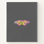 ビューティフルバタパーソナライズされたーパステルノート ノートブック (裏面)