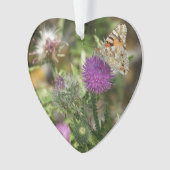 ビューティフルバタフライハートオーナメント オーナメント (正面)