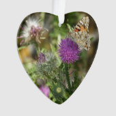 ビューティフルバタフライハートオーナメント オーナメント (正面)