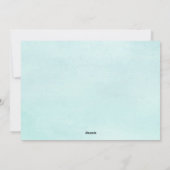 ビューティフルバニーラビットパステルフローラハッピーイースター シーズンカード (裏面)