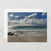 ビューティフルバミューダビーチ ポストカード (正面/裏面)