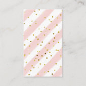 ビューティフルバレリナおむつラッフルチケットエンクロシュル エンクロージャーカード (裏面)