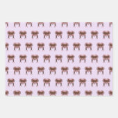 ビューティフルバレリナダンサーカスタム ラッピングペーパーシート (正面)