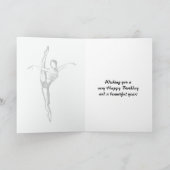 ビューティフルバレリーナ&バラバレエ誕生日 シーズンカード (内部)