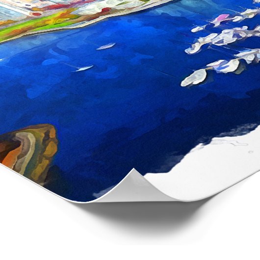 ビューティフルバンクーバーカナダシティビュー ポスター (角)