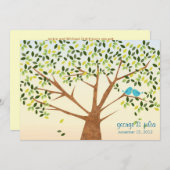 ビューティフルバードツリー結婚式招待状 招待状 (正面/裏面)