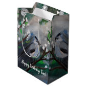 ビューティフルバード春絵画ズ ミディアムペーパーバッグ (裏面アングル)