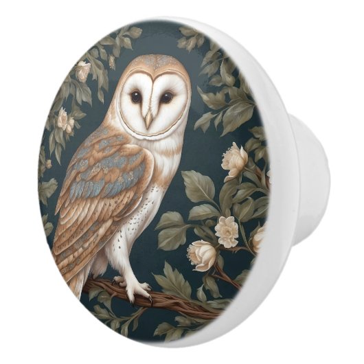 ビューティフルバーンフクロムウィリアムインスパイアモリス セラミックノブ (右)