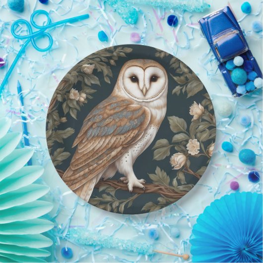 ビューティフルバーンフクロムウィリアムインスパイアモリス ペーパープレート (パーティー)