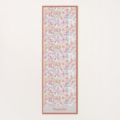 ビューティフルパステルウォーターカラーゼンヨガナマステ ヨガマット (裏面)