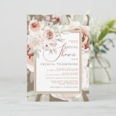 ビューティフルパステルバラブライダルシャワー 招待状 (スタンド正面)