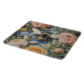 ビューティフルパステルフローラと(昆虫)マルハナバチ カッティングボード (角)