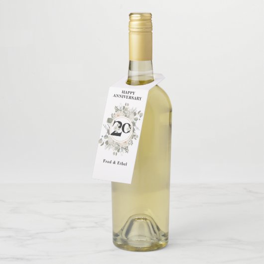 ビューティフルパステルフローラリース20周年記念 ボトルネックタグ (アングル)