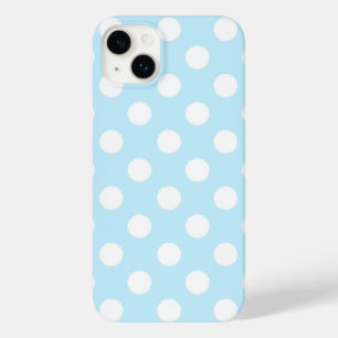 ビューティフルパステルブルーウィズビッグ水玉模様 Case-Mate iPhone 14 PLUSケース
