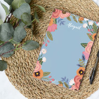 ビューティフルパステルボホフラワーズ – 名前をカスタムする