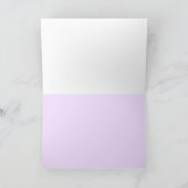 ビューティフルパステル葉ハッピーバースデー カード (内部)