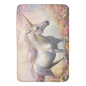 ビューティフルパステル金ゴールドマジカルユニコーン バスマット (正面縦)