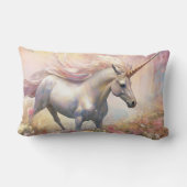 ビューティフルパステル金ゴールドマジカルユニコーン ランバークッション (裏面)