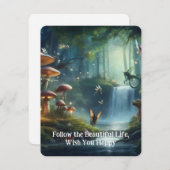 ビューティフルパラダイス自然フォレスト シーズンカード (正面/裏面)