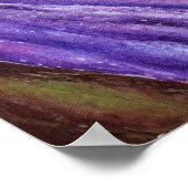 ビューティフルパープルアイリスアートプリント ポスター (角)