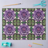 ビューティフルパープルバラトレンディーコレクション 薄葉紙 (クラフト)