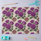 ビューティフルパープルバラ人気があるコレクション 薄葉紙 (クラフト)