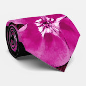 ビューティフルパープルピンクフローラハワイアンネクタイ ネクタイ (ロール)