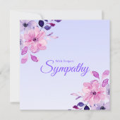 ビューティフルパープルピンクフローラ最深悔やみや弔慰 (正面)