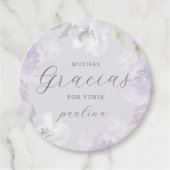 ビューティフルパープルフローラクインセアニラグラシアス名 フェイバータグ (正面)