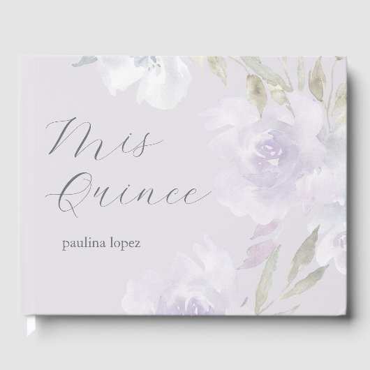 ビューティフルパープルフローラミスカンスキンセアニェラ ゲストブック (正面)