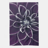 ビューティフルパープルフローラ キッチンタオル (縦)