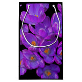 ビューティフルパープル春クロセスフローラ スモールペーパーバッグ (裏面)