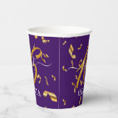 ビューティフルパープル紙吹雪スイーツ16 16 紙コップ (右)