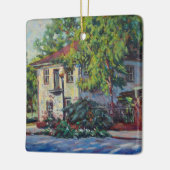 ビューティフルヒストリックホームインニュー調和インディアナ セラミックオーナメント (左)