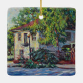 ビューティフルヒストリックホームインニュー調和インディアナ セラミックオーナメント (裏面)
